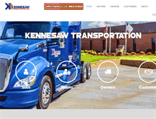 Tablet Screenshot of kennesawtrans.com
